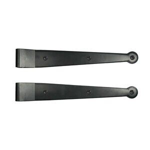 Lynn Cove Foundry Suffolk Style Strap Hinge – Stainless Steel Black 1 Pair NEW